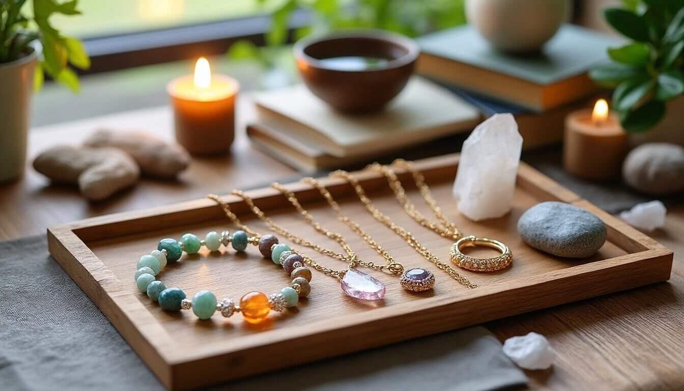 Découvrez notre guide complet sur la purification et le rechargement de vos bijoux énergétiques. Apprenez les techniques essentielles pour entretenir vos pierres et cristaux, afin de maximiser leurs bienfaits et harmoniser votre énergie au quotidien.