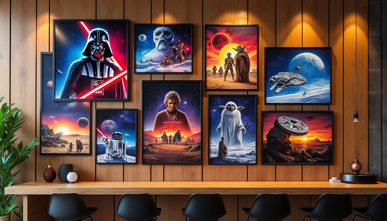 plongez dans l’univers star wars avec notre collection essentielle d’affiches exclusives. idéale pour tous les fans, décorez votre intérieur avec les plus belles illustrations de la saga légendaire !